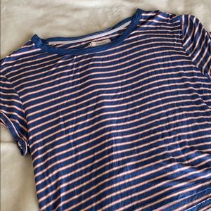 Stripped Crop Tee